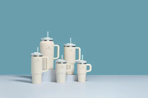 Miniatura 8 de STANLEY Quencher H2.0 - Vaso con asa y pajilla, tapa de 3 posiciones Flowstate de 14 onzas, compatible con portavasos para viajes, vaso de acero
