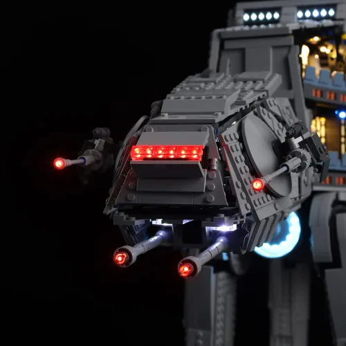 Miniatura 9 de Kyglaring Kit de luces LED compatible con Lego Set 75313, accesorios de iluminación compatibles con el modelo Star Wars at-at 75313, solo luces