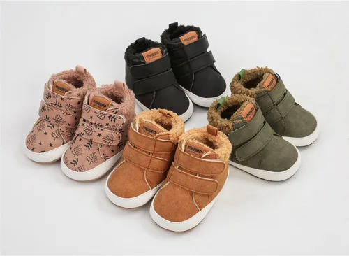 Miniatura 3 de Zapatos deportivos de lona antideslizantes para bebés y niños pequeños, zapatos de cuna para recién nacidos