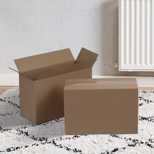 Miniatura 4 de Cajas de envío de 12 x 8 x 5 pulgadas, cajas de cartón corrugado marrón para pequeñas empresas, paquete de 25