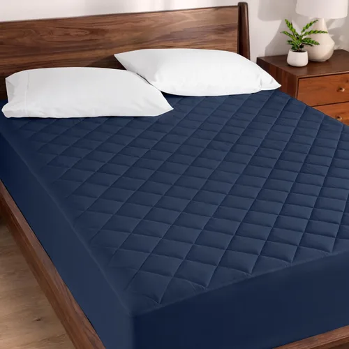 Miniatura 15 de Bare Home Cubrecolchón acolchado (individual) – Funda de colchón refrescante – Fácilmente lavable – Funda elástica ajustable para colchón – Elástico