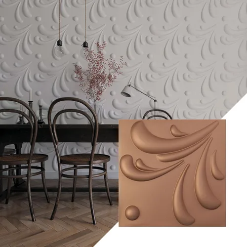 Miniatura 24 de Ekena Millwork WP20X20ACWH 19 5/8 pulgadas de ancho x 19 5/8 pulgadas de alto Acacia EnduraWall Decorativo 3D Panel de Pared Cubre 2.67 pies