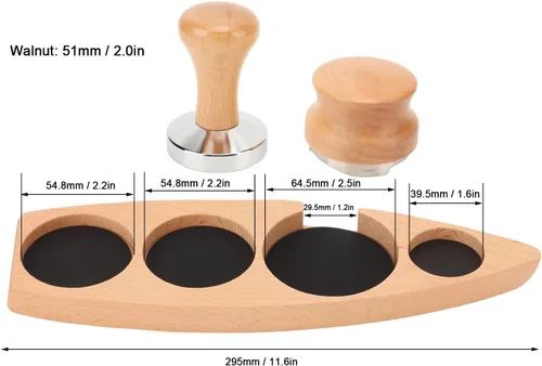 Miniatura 4 de Juego de 3 soportes para manipulación de café, café en polvo, café, estación de manipulación, martillo, soporte para distribuidor, organización