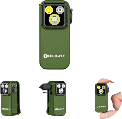 Miniatura 17 de OLIGHT Oclip Pro Linterna EDC de clip, recargable de 500 lúmenes con tres soluciones de iluminación, carga tipo C, luces magnéticas