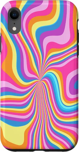 Miniatura 9 de iPhone 12 mini Groovy Liquid Swirl Retro 70's 80's Trippy Psychedelic Phone Case