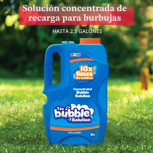 Miniatura 2 de JOYIN Solución concentrada de burbujas de 32 onzas para máquinas de burbujas (hasta 2.5 galones), repuestos de solución concentrada para máquinas