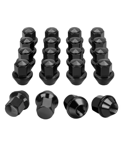 Miniatura 14 de M12x1.5 Tuercas de rueda, tuerca de rueda de asiento de bellota grande de una pieza OEM de fábrica de repuesto para Ford Escape 2001-2025, Ford