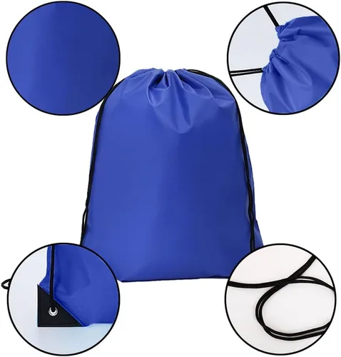 Miniatura 3 de CODOBON Mochila con cordón para dibujar bolsas de cuerda Cinch Bolsa de poliéster