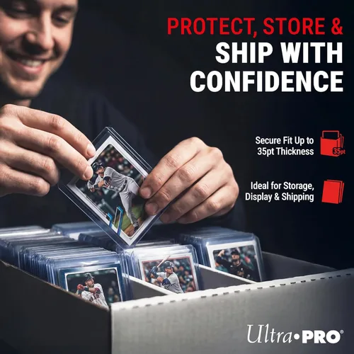 Miniatura 4 de Ultra PRO Cargadores superiores transparentes regulares de 3" x 4" para tarjetas con paquete de fundas para tarjetas tamaño estándar 200