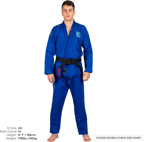 Miniatura 5 de Sanabul Essentials V.2 Ultra Light BJJ Jiu Jitsu Gi (ver guía especial de tallas)