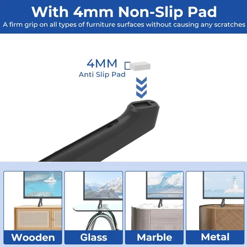 Miniatura 6 de Soporte de TV para patas de TV Samsung, solo para Samsung UN43TU7000F, UN43TU700DF, UN43CU7000, UN43TU8000, UN43TU8200, UN43TU700DFXZA