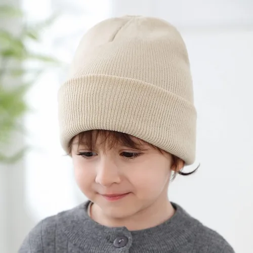 Miniatura 33 de UTTPLL Gorros de punto cálidos para bebé, gorro grueso y suave para niño y niña, gorro acanalado con puños para niños y niñas