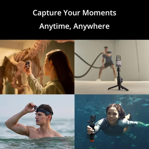 Miniatura 4 de DJI Action 2 Combo de doble pantalla – Cámara de acción 4K con pantallas táctiles OLED duales, FOV de 155°, accesorios magnéticos, tecnología