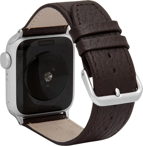 Miniatura 10 de Bandini Correas de cuero para mujer para Apple Watch de 1.496 pulgadas, 1.575 pulgadas, 1.614 pulgadas para mujer, correa delgada de cuero iWatch