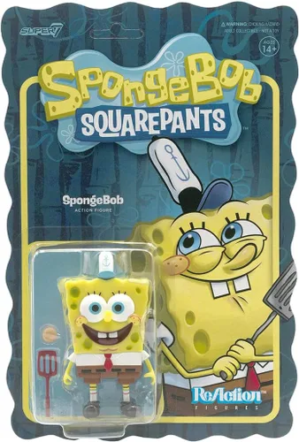 Miniatura 12 de Super7 Bob Esponja Bob Esponja y Patrick BFF - (2 unidades) Figuras de acción de Bob Esponja de 3.75 pulgadas con accesorios, coleccionables