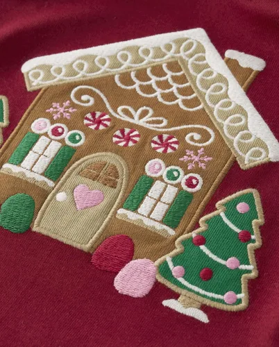 Miniatura 2 de Gymboree Conjunto de pijama de algodón de 2 piezas para niña, niño grande, gimnasio para bebés