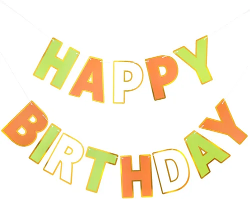 Miniatura 19 de Pancarta de Feliz Cumpleaños con Purpurina Negra - 9 pies Pre-Ensartada Sin Bricolaje Cartel de Fondo para Fiestas, Adultos, Niños, Mujeres