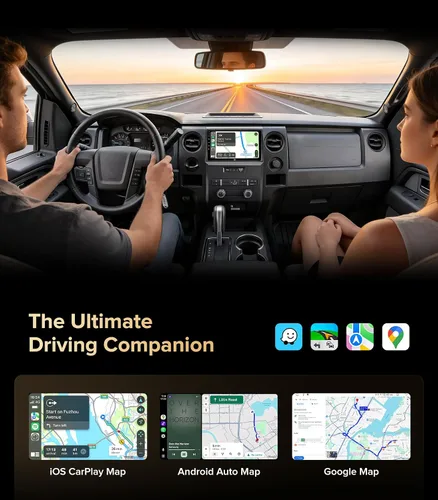 Miniatura 4 de Estéreo de auto Android 13 de 9 pulgadas para Ford F150 2009-2014 – 4G+64G Wireless CarPlay Android Auto Radio, actualización de radio HD, pantalla