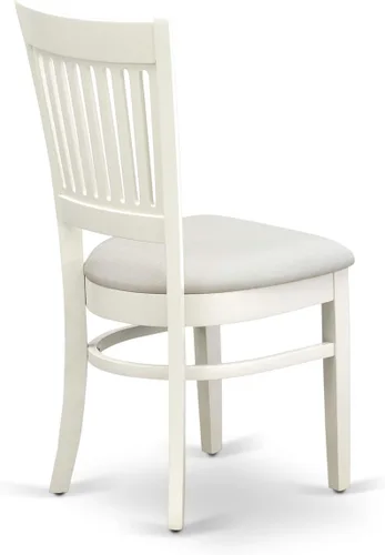 Miniatura 8 de East West Furniture BOVA5-LWH-C - Juego de comedor de 5 piezas para 4 personas, incluye una mesa de cocina redonda y 4 sillas de comedor tapizadas