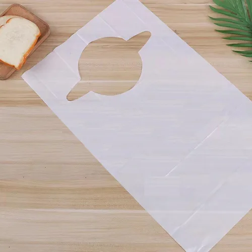 Miniatura 7 de Adult Bibs for Women Men 30/50/100/200 Pack-Disposable Bibs for Elderly Women Men Adult Bibs for Eating