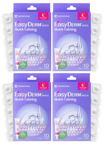 Miniatura 14 de EasyDerm - Juego de parches coreanos para espinillas en 4 pasos + extractor de doble punta 2 en 1, para un cuidado completo de la piel