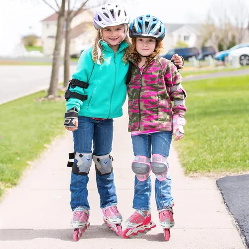 Miniatura 6 de Nattork Blade - Patines para niños con rueda iluminada, para exteriores e interiores, patines negros en línea iluminados para niños pequeños de 5 a