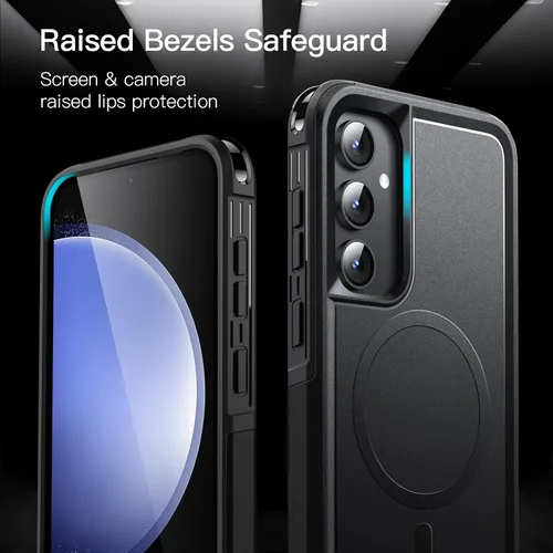 Miniatura 6 de JETech Funda para Samsung Galaxy S23 FE de 6.4 pulgadas, compatible con accesorios MagSafe, protección resistente de doble capa a prueba de golpes