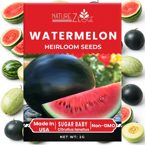 Miniatura 2 de Semillas de frutas, semillas de sandía, semillas de melón, semillas de frutas para plantar, semillas de sandía dulce para plantar, semillas de melón