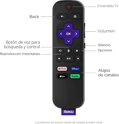 Miniatura 4 de Roku Streaming Stick+ Dispositivo de transmisión HD/4K/HDR con alcance inalámbrico de largo alcance y control remoto de voz Roku con controles