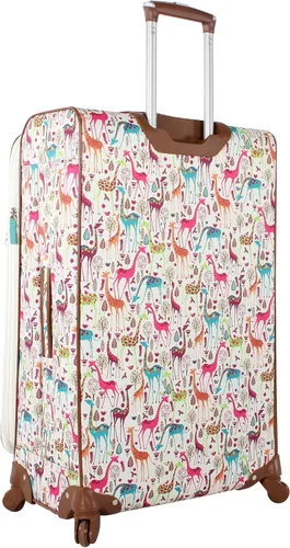 Miniatura 3 de Lily Bloom Patrón de diseño de equipaje de 28 pulgadas expandible con ruedas giratorias dobles, maleta grande y ligera bolsa a cuadros para mujeres