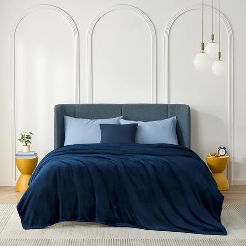 Miniatura 2 de CASUAL LIVING Manta de Vellón Tamaño King/Cal King Esponjosa, Suave, Cálida, Acogedora, Mantas de Cama para Decoración de Dormitorio, Felpa, Gruesa