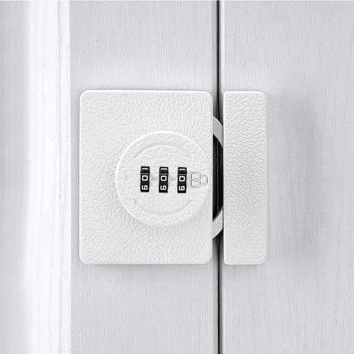 Miniatura 11 de INIRET Cerradura Negra para Gabinete, Contraseña de 3 Dígitos Sin Llave, Cerradura Anti-Forzadura Mecánica, Protege la Privacidad, para Cajones