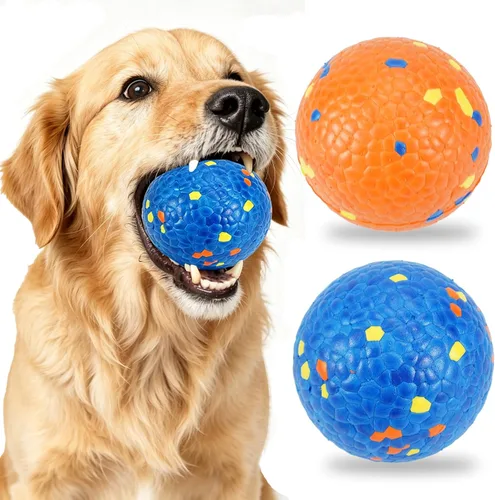Pelotas de tenis para perros, juguetes interactivos para perros masticadores agresivos, juguete indestructible para mantenerlos ocupados, juguetes