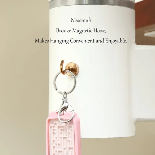 Miniatura 4 de Neosmuk Ganchos magnéticos, imanes de tierra resistentes de 30 libras con gancho para refrigerador, gancho de crucero extra fuerte para colgar