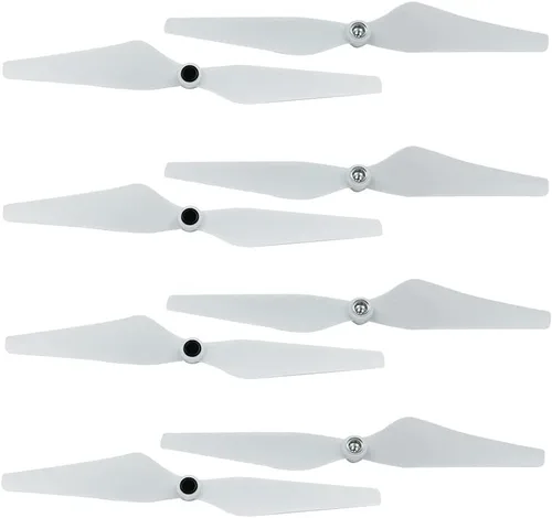 Miniatura 4 de FLYPIG 4 pares 9450 autoapriete Drone Hélices CW/CCW para DJI Phantom 3 Profesional, avanzado, estándar, Phantom 2/2 Vision+/3/FC40/E300 Drone Blanco