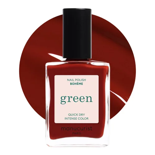 Miniatura 36 de Manucurist Green - Esmalte de uñas de secado rápido, color castaño, esmalte de uñas marrón, sin 9 unidades, a base de plantas y vegano, no tóxico