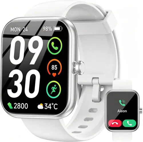 Miniatura 11 de Reloj inteligente con Alexa incorporado, pantalla táctil HD de 1.83 pulgadas, notificaciones/llamadas Bluetooth, impermeabilidad IP68, más de 120
