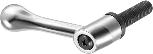 Miniatura 8 de METALLIXITY Mango de sujeción ajustable (M10 x 0.984 in), 1 unidad, mango de nivel de trinquete de botón macho de metal, para equipos