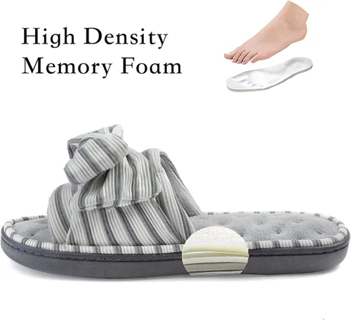 Miniatura 2 de ULTRAIDEAS - Pantuflas deslizantes de espuma viscoelástica para mujer Eurytides