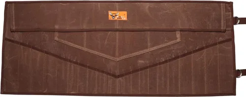 Miniatura 8 de BULL TOOLS BT 18-900 Dos Lados, revestimiento de cera y resistente al agua, 26 bolsillos de peso pesado 624 g. Bolsa y rollo de herramientas y llave