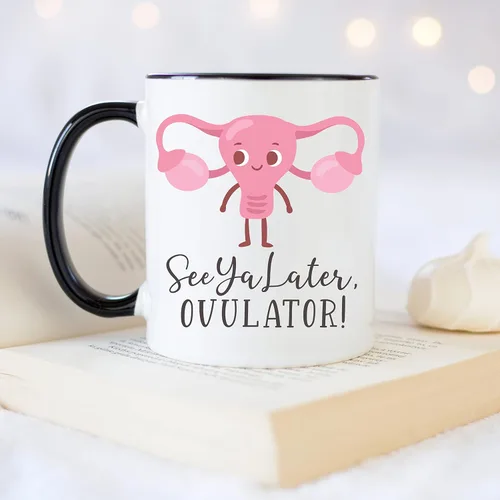 Miniatura 4 de YouNique Designs Taza de café divertida de histerectomía, 11 onzas, taza de útero, taza de útero, taza de recuperación para mujeres después de una