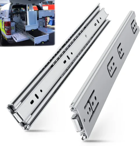 SLIDEWAY - Deslizadores de cajón de alta resistencia de 200 libras 1 par 8 10 12 14 16 18 20 22 30 32 40 pulgadas de extensión completa con 2.008 in