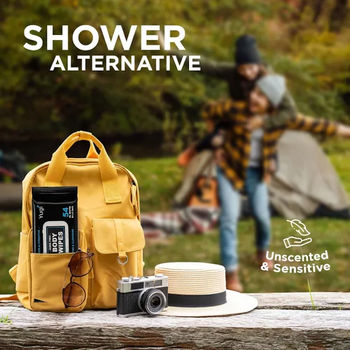 Miniatura 8 de Toallitas corporales para adultos – XL sin enjuague para ducha, paños de baño, baño sin perfume para ancianos, camping, gimnasio, viajes
