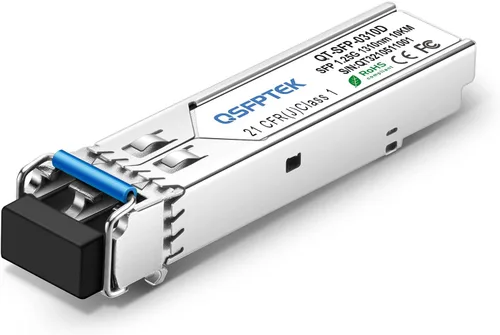 Miniatura 11 de QSFPTEK 1.25G SFP a RJ45, módulo 1.25Gbase-T, transceptor de cobre 10/100/1000BASE-T compatible genérico SFP para interruptores abiertos