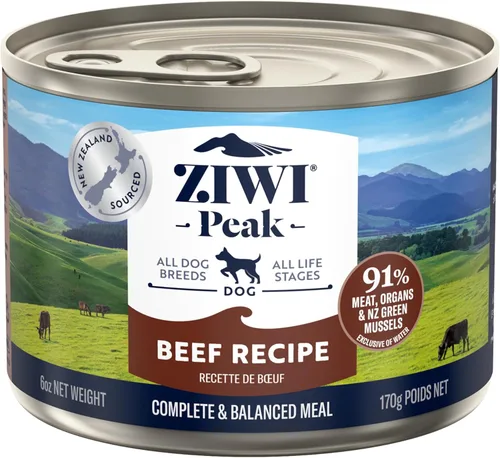 Miniatura 11 de ZIWI Peak - Alimento húmedo enlatado para perros, totalmente natural, alto en proteínas, sin granos, ingredientes limitados, con superalimentos