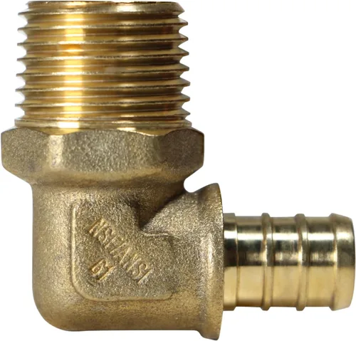 Miniatura 9 de XFITTING Crimpado de púas 1 en Pex X 1 en codo roscado macho, 2 piezas