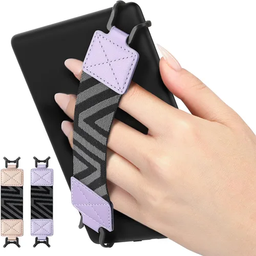 Miniatura 11 de Moko Correa de mano Kindle para Kindle eReaders Fire de 6 a 8 pulgadas, Kindle/Kobo/Voyaga/Lenovo/Sony Kindle E-Book Tablet, alta elasticidad