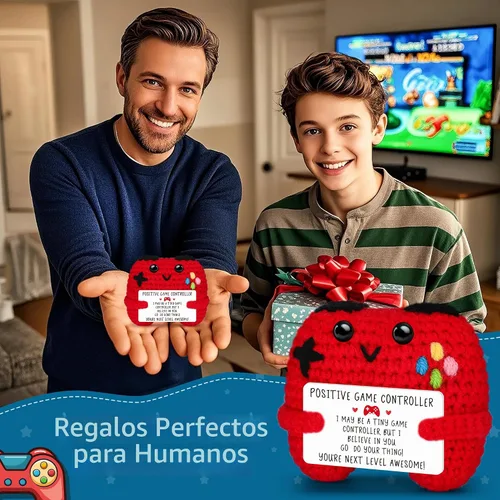 Miniatura 6 de Regalos de Controlador de Crochet Positivo para Chicas Adolescentes Chicos Adolescentes Navidad, Regalos de Jugador para Hombres Chicos
