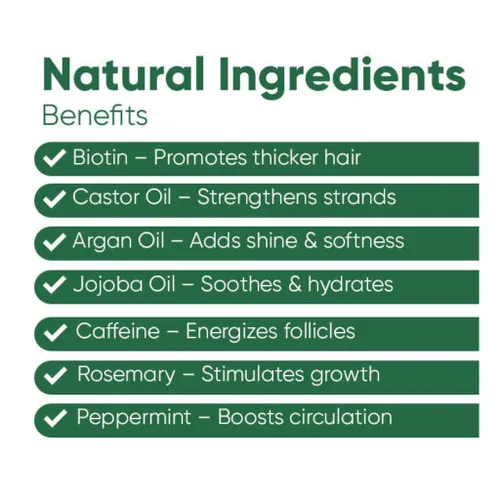 Miniatura 4 de Seddy Aceite para el crecimiento del cabello con biotina, cafeína, palma enana americana, romero, ricino y jojoba - Tratamiento del cuero cabelludo