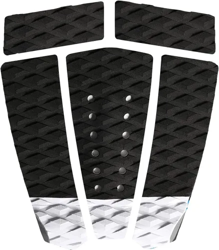 Miniatura 15 de Abahub 3 almohadillas de tracción de EVA para tabla de surf con patín para patinetas, tablas de surf, funboard, tabla de pescado, Naranja